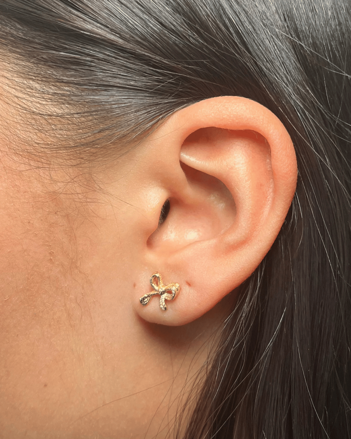Bowie Gold Studs by Arms of Eve 