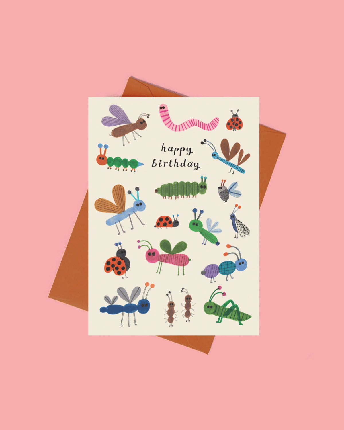 Bugs Birthday Card by Daria Solak Illustrations 