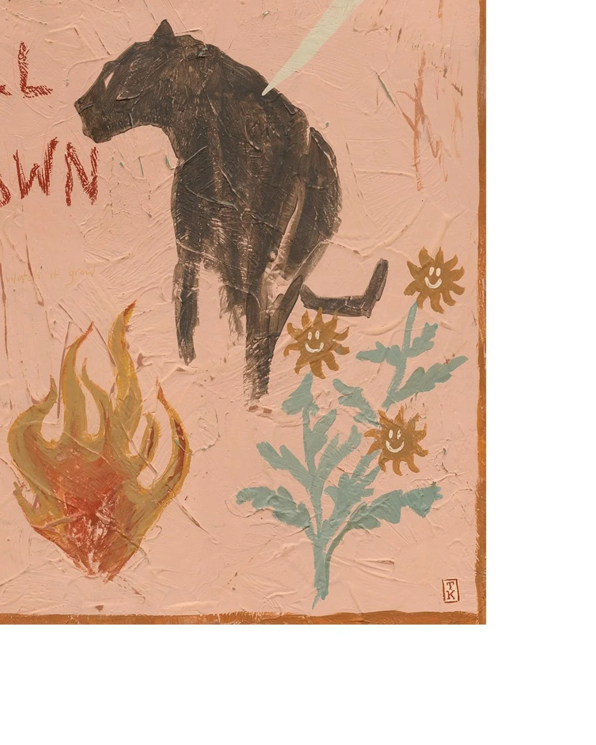 Burn It All Down And Watch It Grow Art Print by Tahnee Kelland