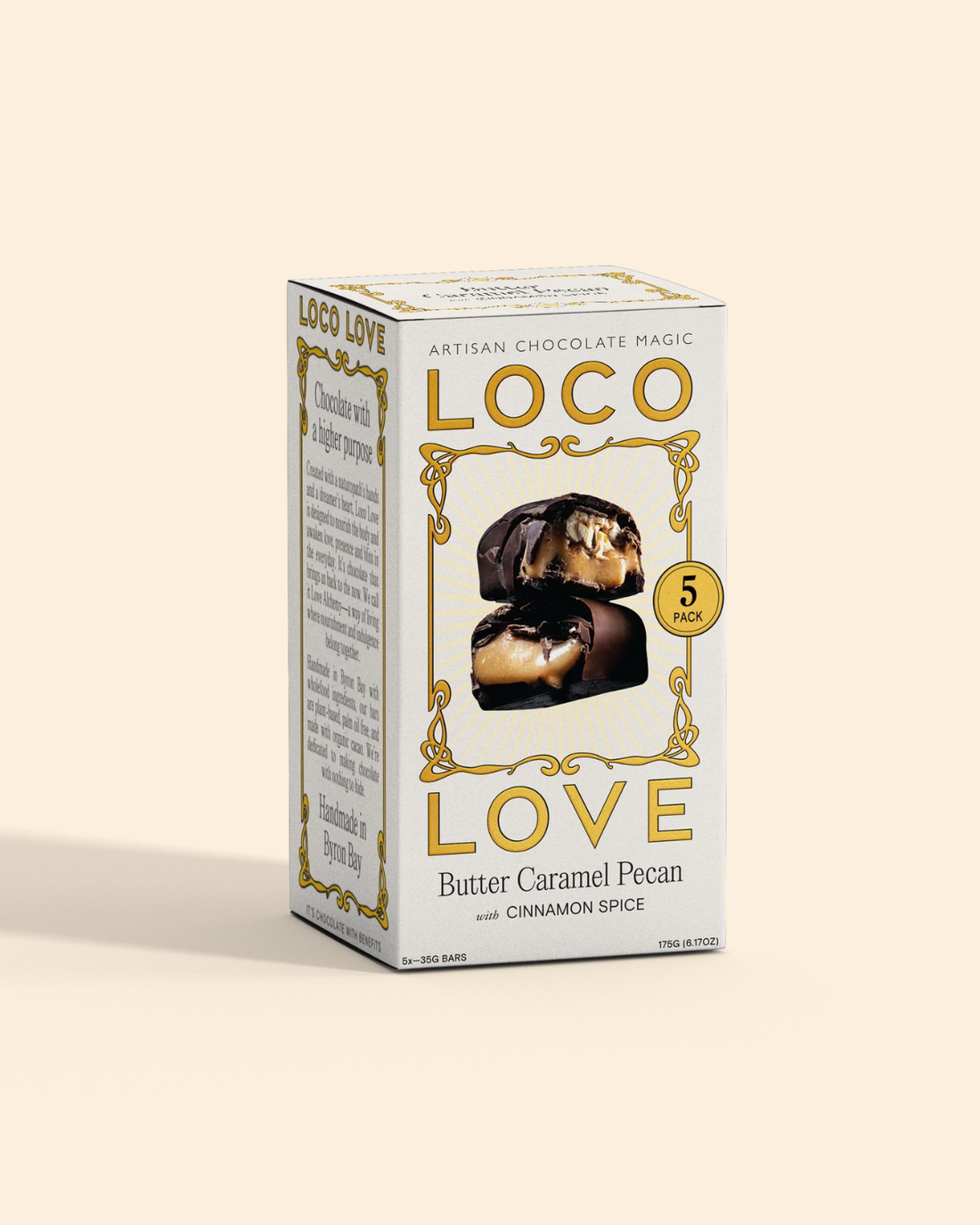 Loco Love Butter Caramel Pecan Chocolate - 5 Pack
