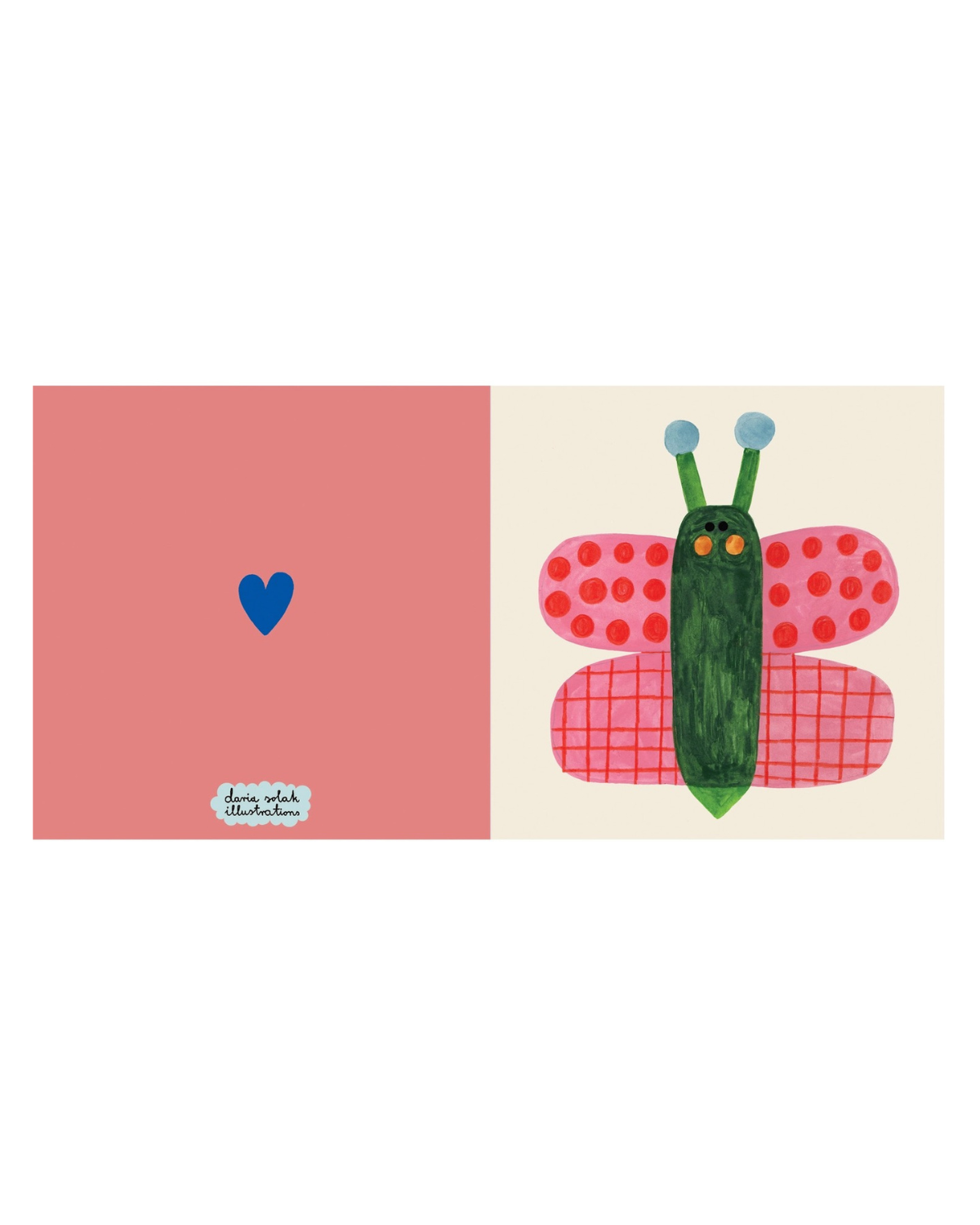 Butterfly Card by Daria Solak Illustrations 