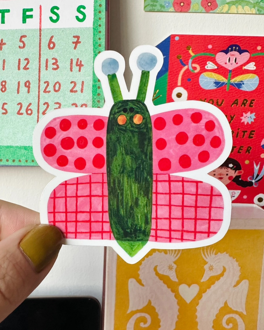 Butterfly Sticker by Daria Solak Illustrations