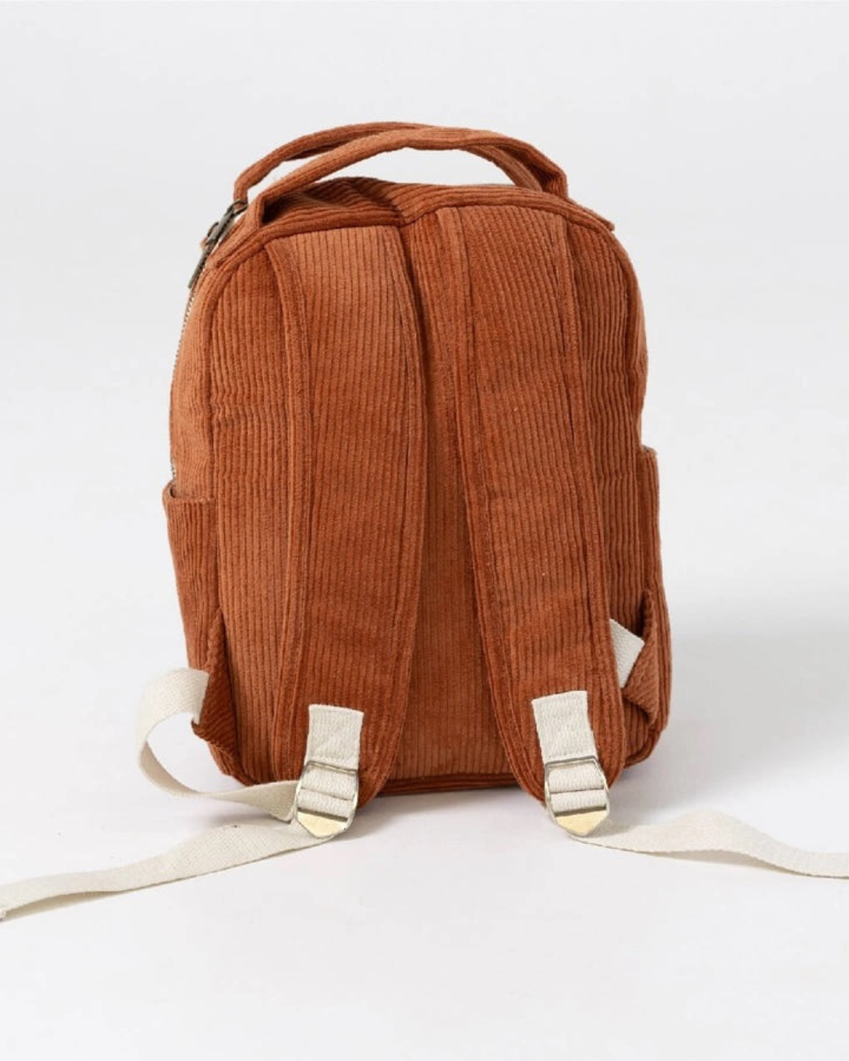 Bam Loves Boo - Cali Organic Kids Cord Backpack - Rust 