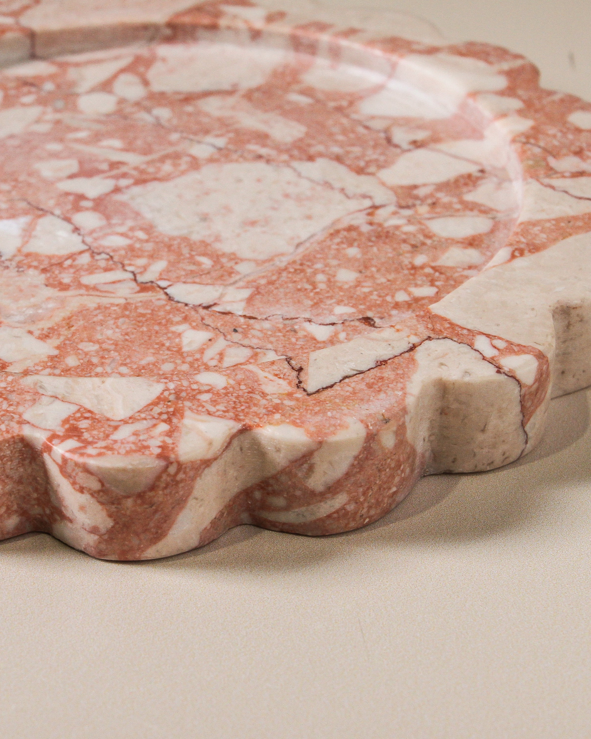 Marble Calile Tray - Pink Lagoon by Indigo Love Collectors