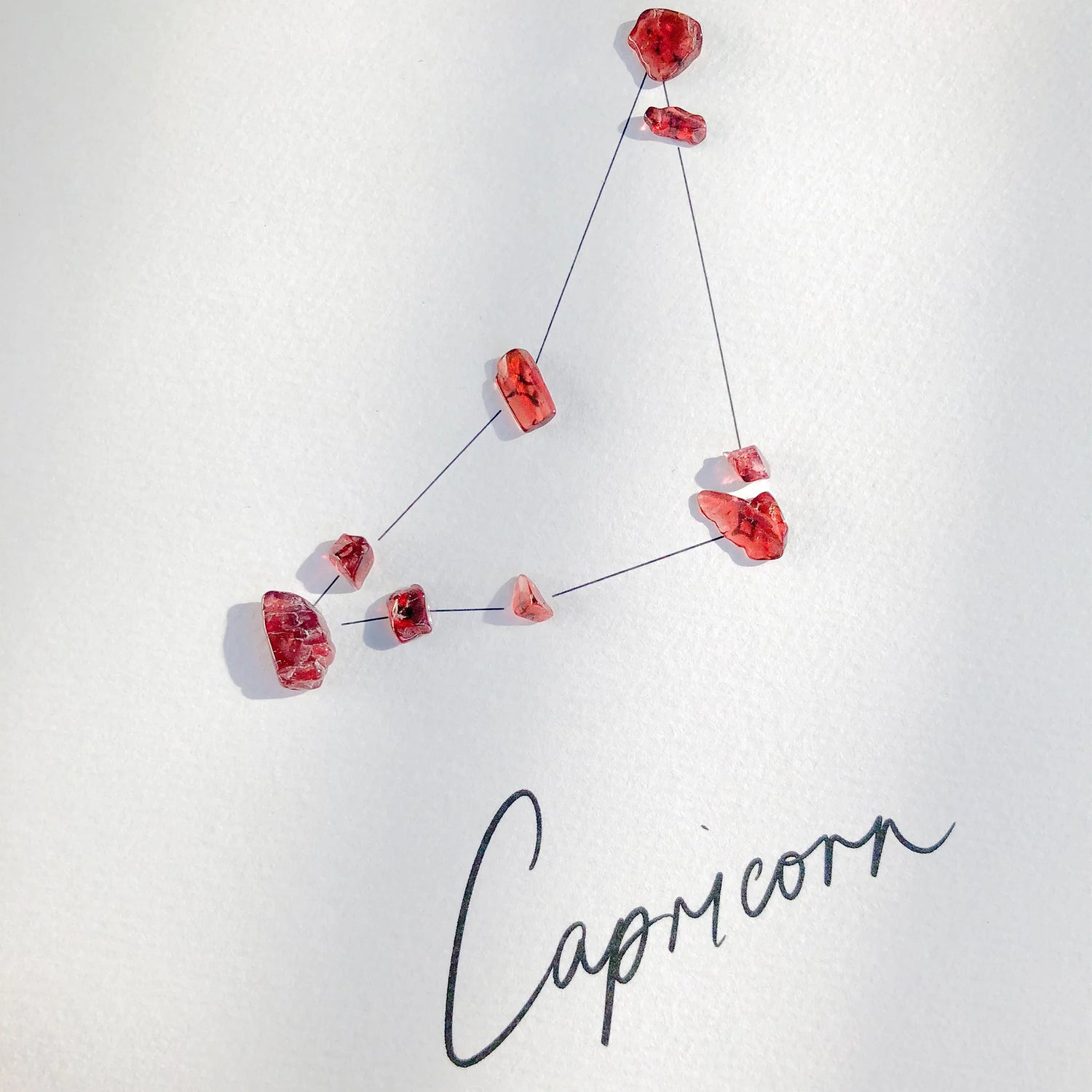 Crystal Zodiac Prints by Bondi Letters x Wildfire Co. Design - Capricorn