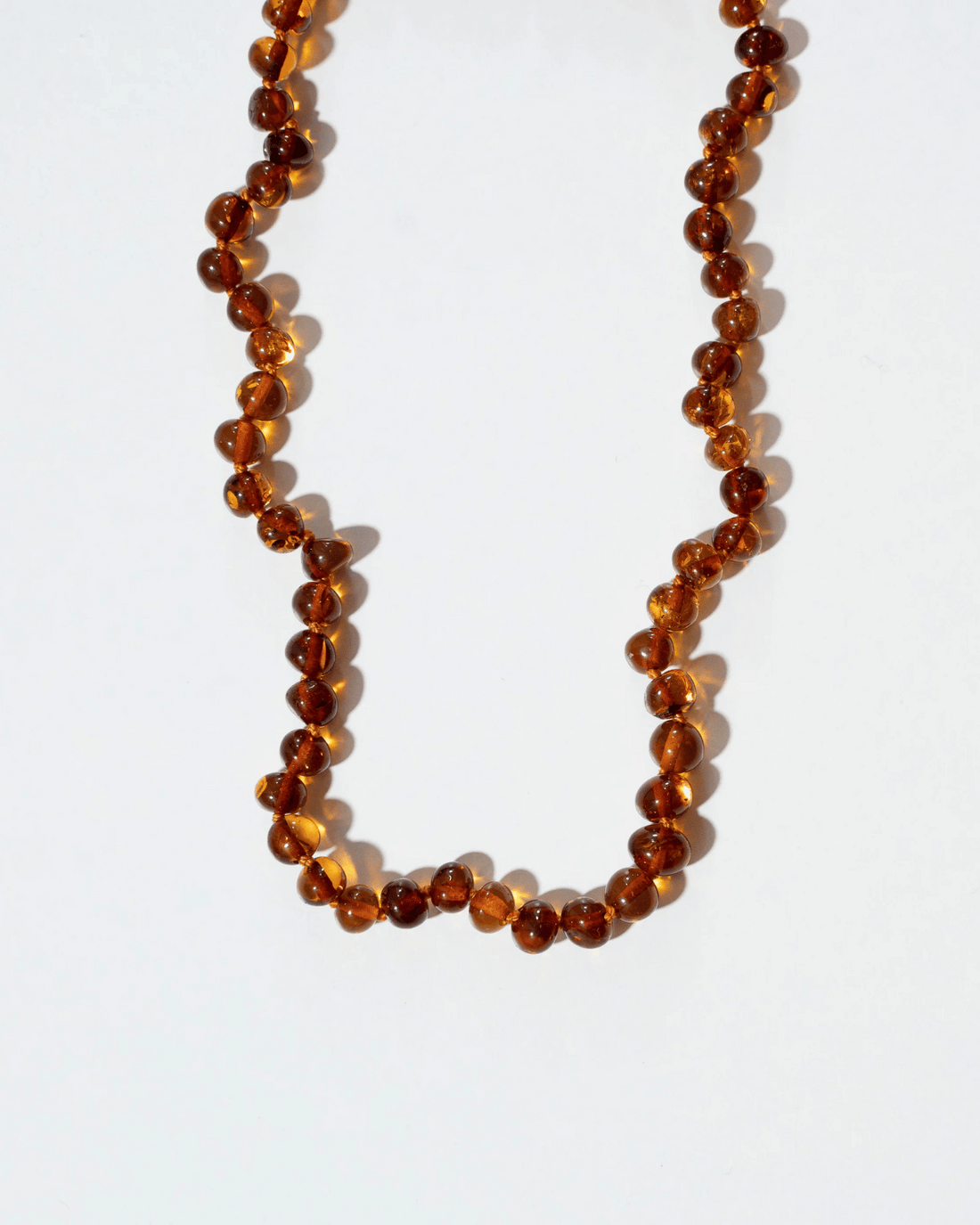 Caramel - Baltic Amber Teething Necklace by Nirrimis