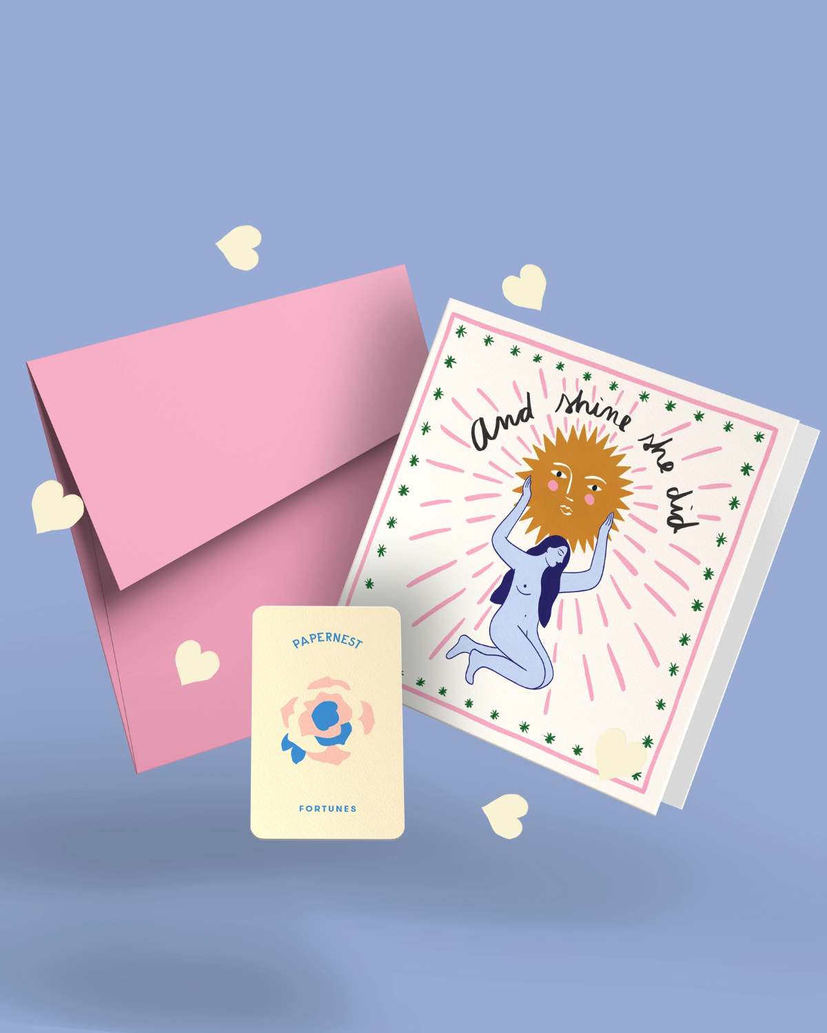 And Shine She Did Card by Constanza Goeppinger x Papernest 