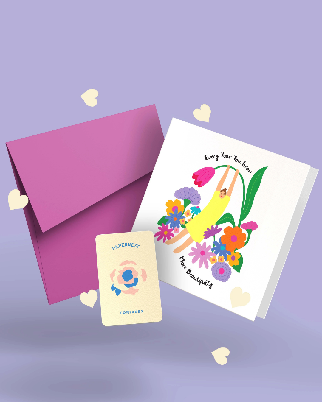 Every year you grow more beautifully Card by Constanza Goeppinger x Papernest 