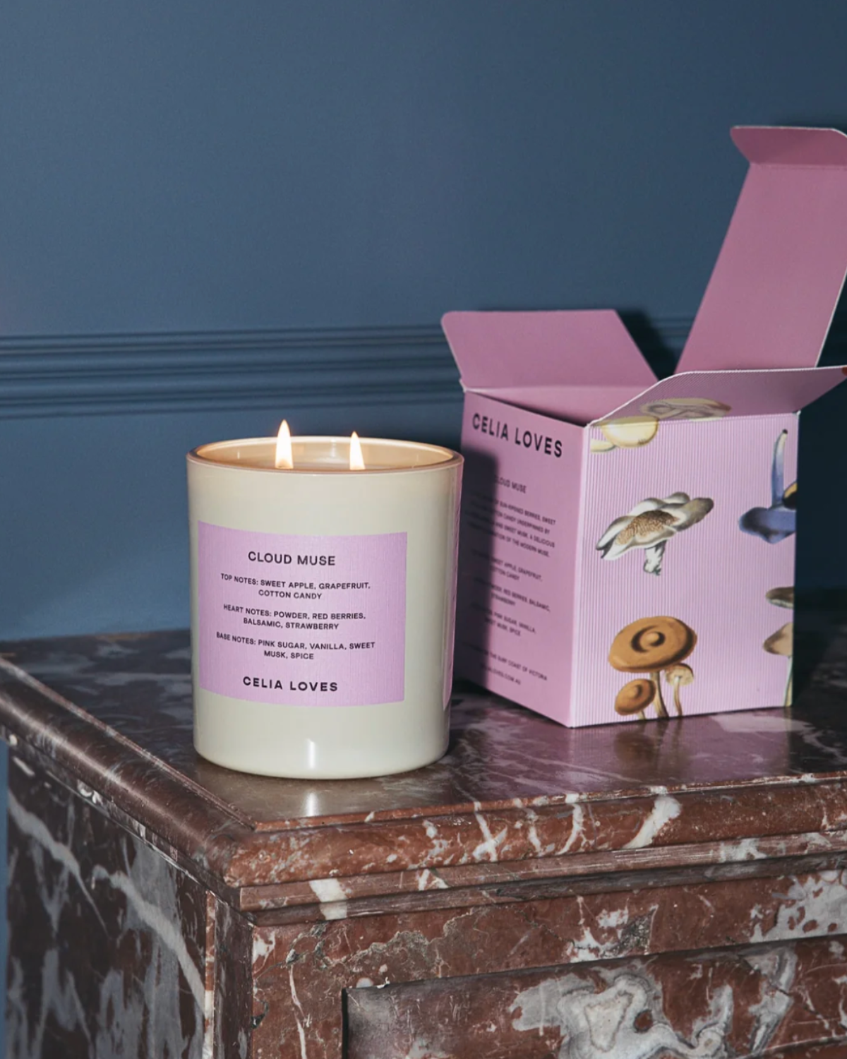 Celia Loves Cloud Muse Candle (395gms - 80 hours)
