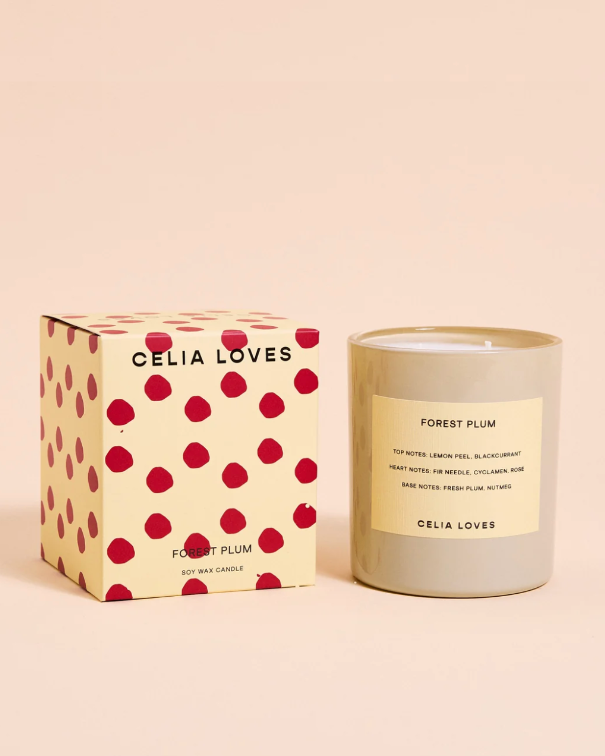 Celia Loves Forest Plum Candle (395gms - 80 hours)