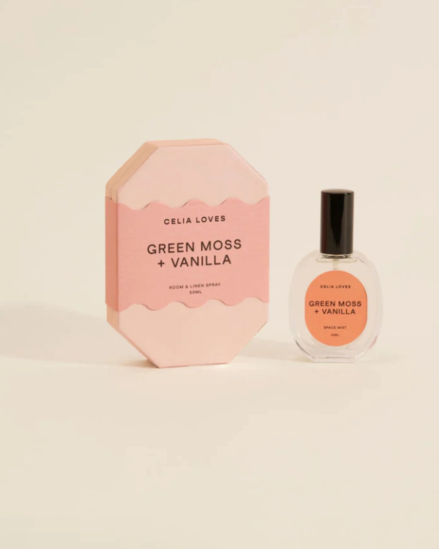 Celia Loves Room Spray - Green Moss &amp; Vanilla (50ml)