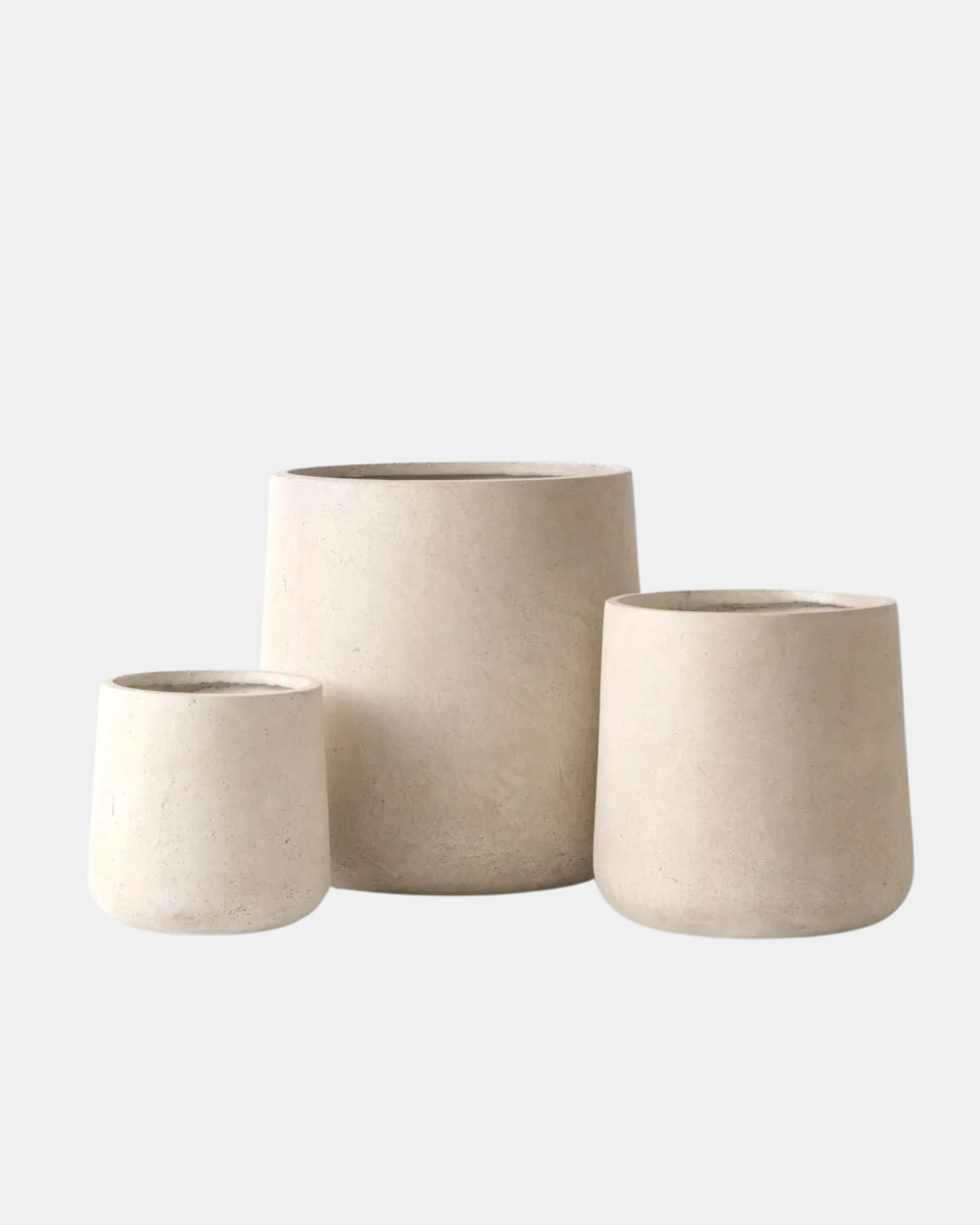 Cinder Pot - Beige Marlstone (Small, Medium, Large)