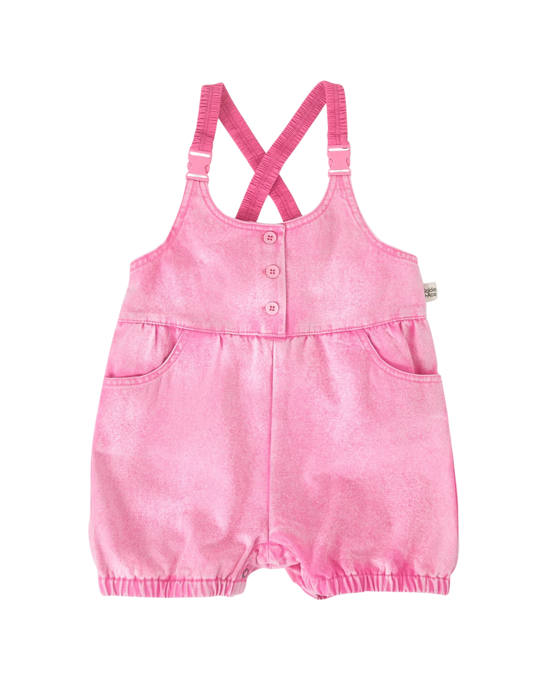 Goldie + Ace - Cindy Denim Pink Bubble Overalls 