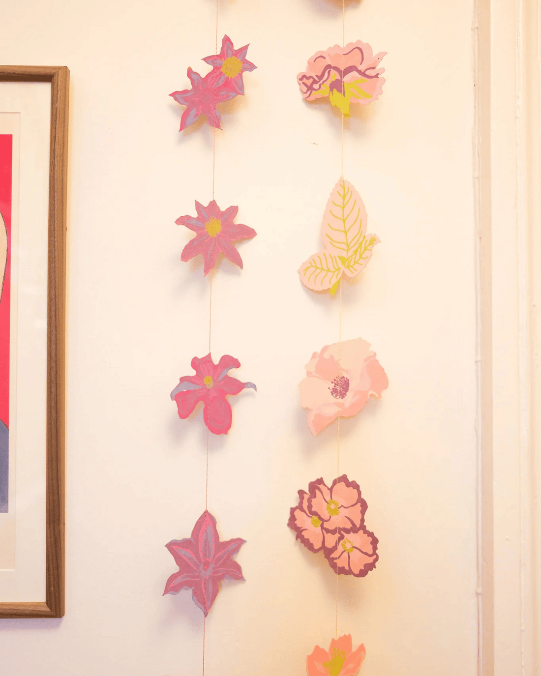 Clematis Vertical Wall Hanging by East End Press