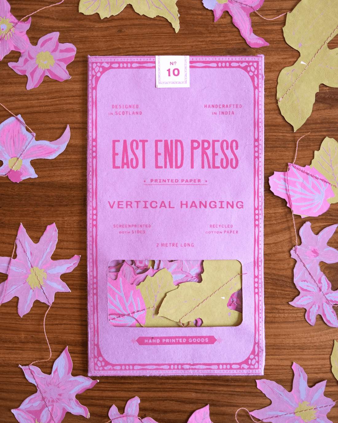 Clematis Vertical Wall Hanging by East End Press