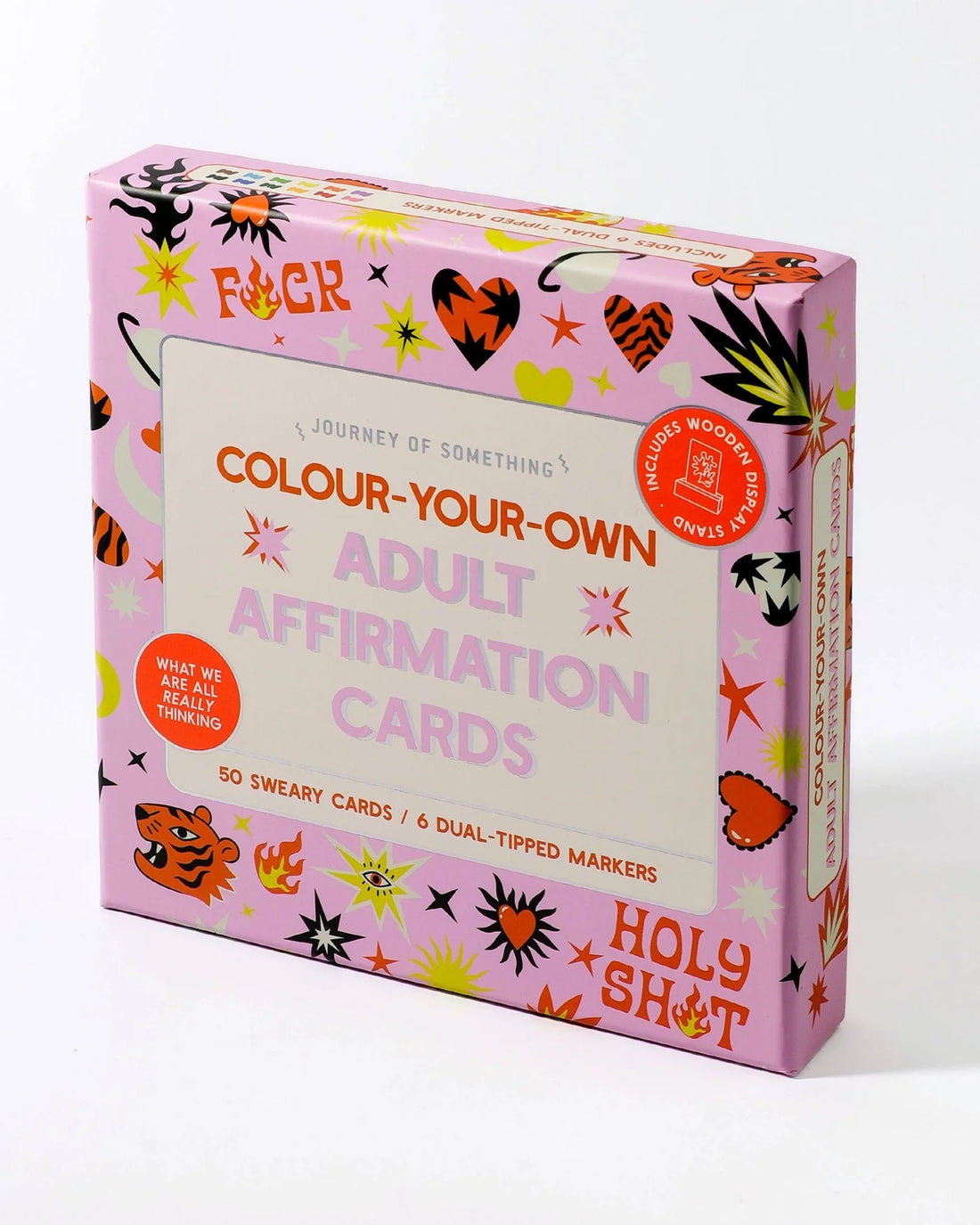 Colour Your Own Adult Affirmation Cards by Journey of Something