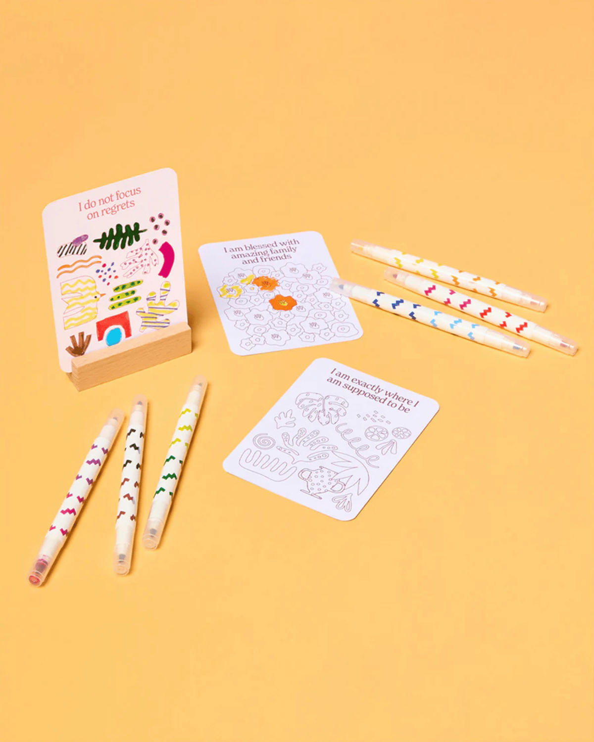 Colour Your Own Affirmation Cards by Journey of Something 