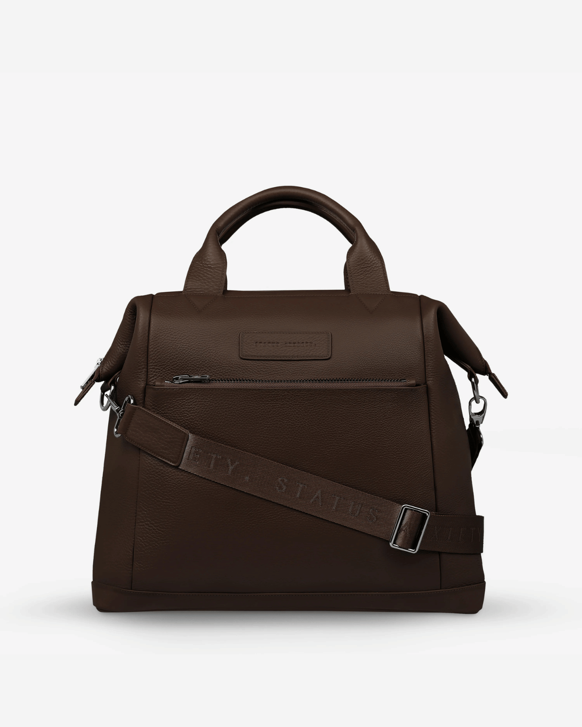 Status Anxiety - Comes in Waves Backpack / Leather Baby Bag - Cocoa