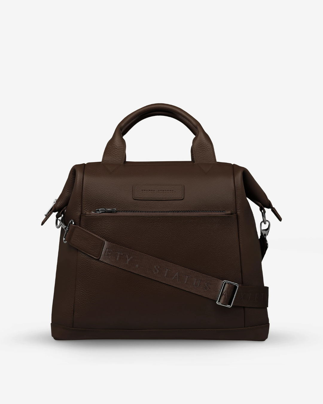 Status Anxiety - Comes in Waves Backpack / Leather Baby Bag - Cocoa