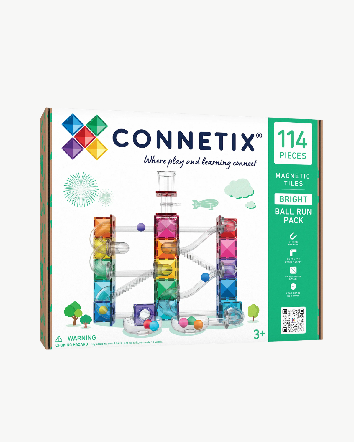 Connetix - Ball Run Bright Pack (114 pc) 