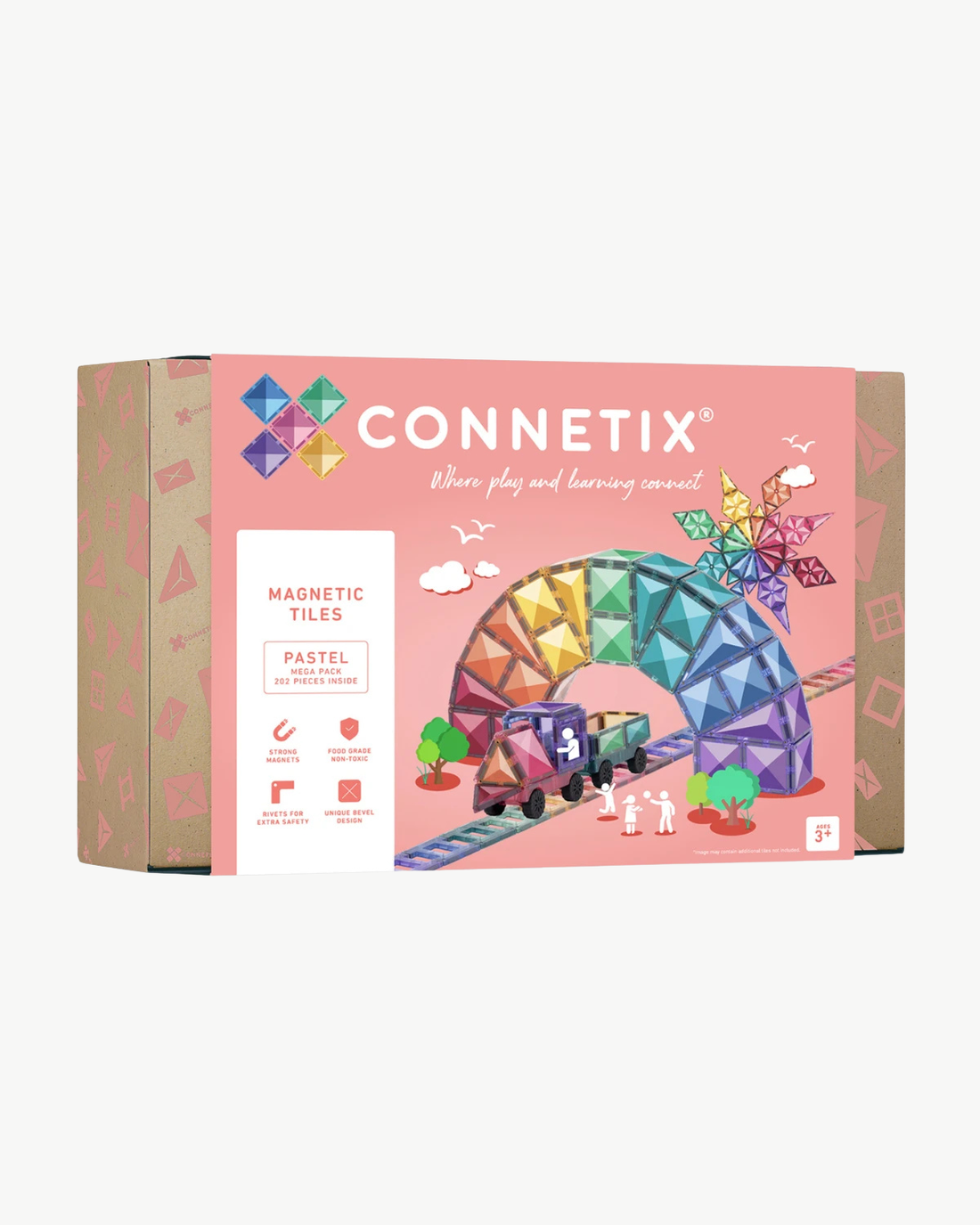Connetix Pastel Mega Pack (202 pc)