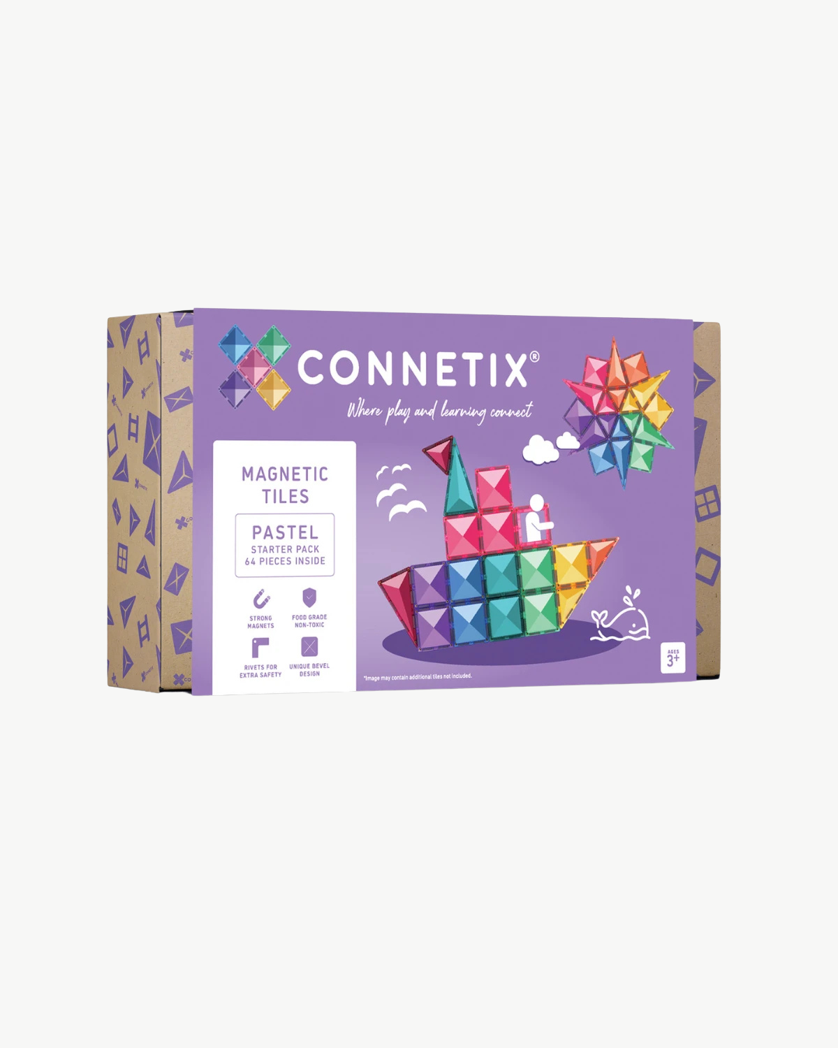 Connetix - Pastel Starter Pack (64 pc) 
