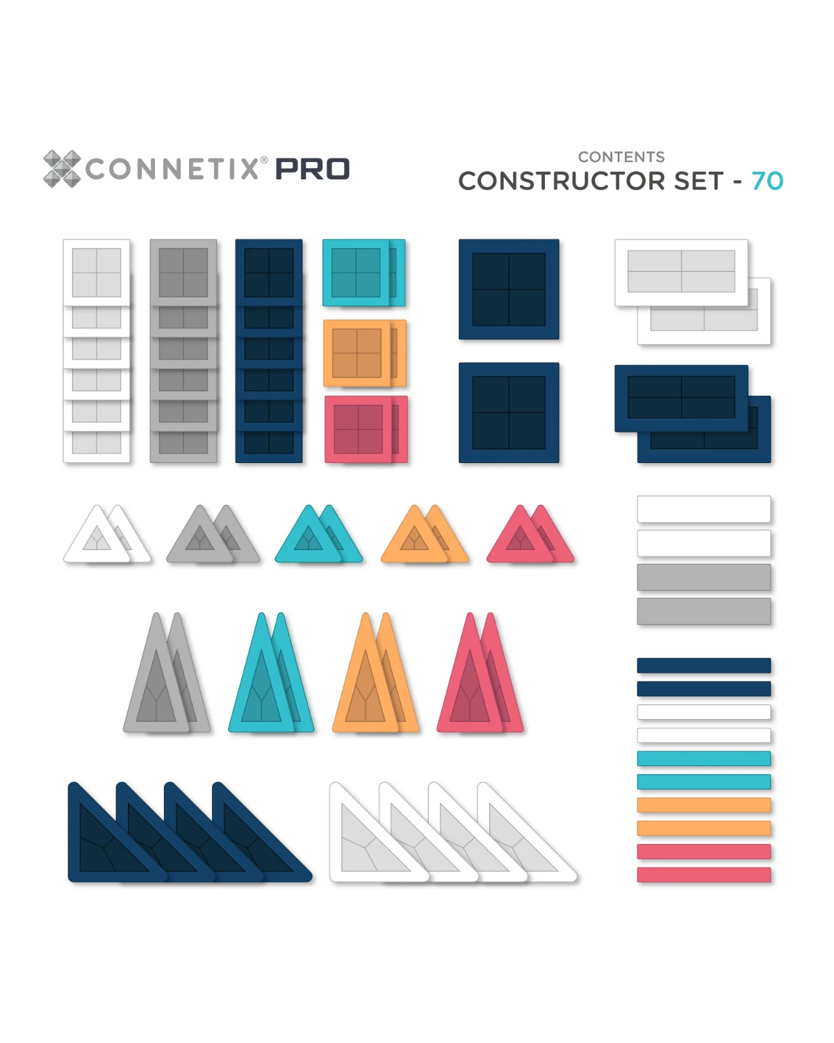 Connetix - PRO Constructor Set (70 pc) 