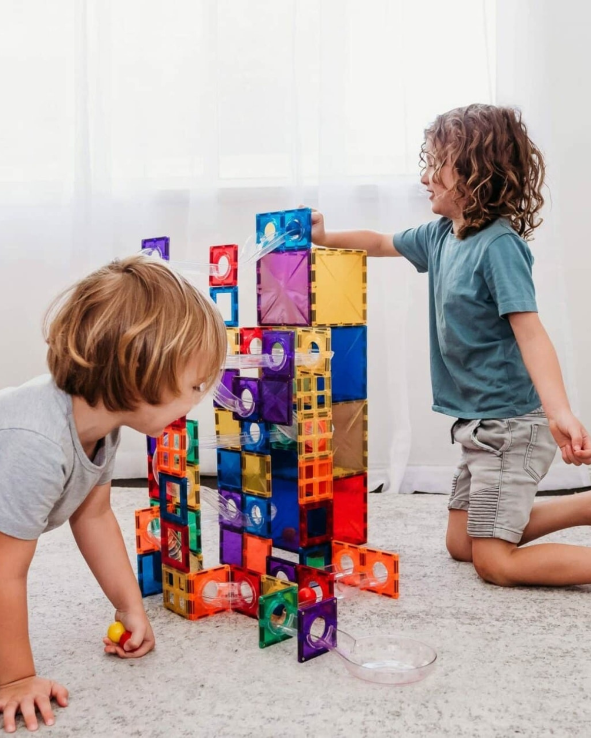 Connetix - Rainbow Ball Run Pack (92 pc)