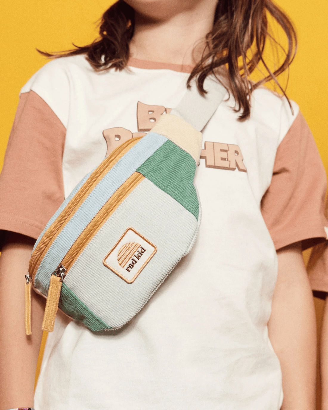 Banabae Corduroy Spliced Eco Belt Bag - Lagoon