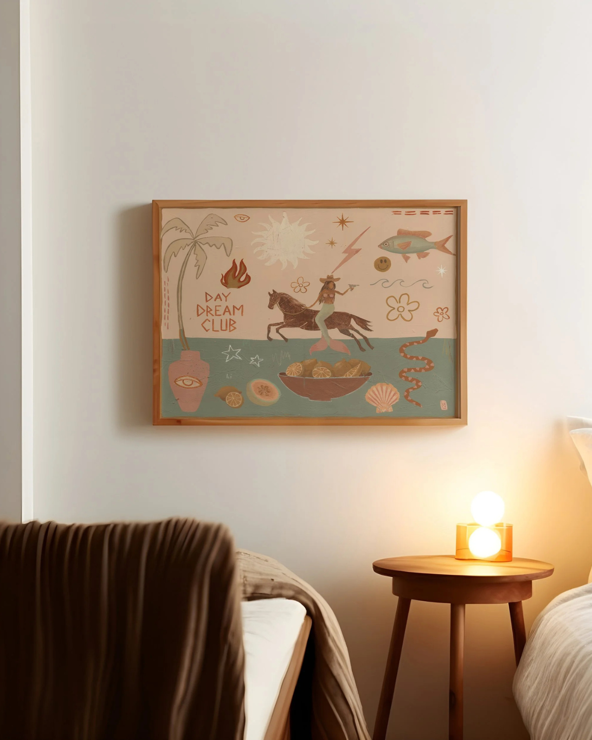 Daydream Club Art Print by Tahnee Kelland 