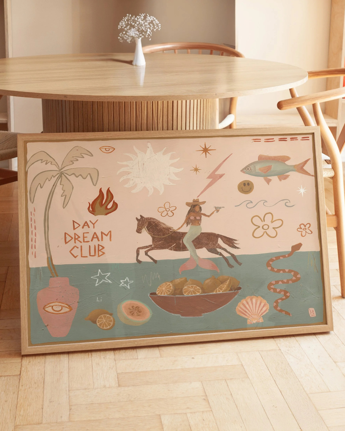 Daydream Club Art Print by Tahnee Kelland 