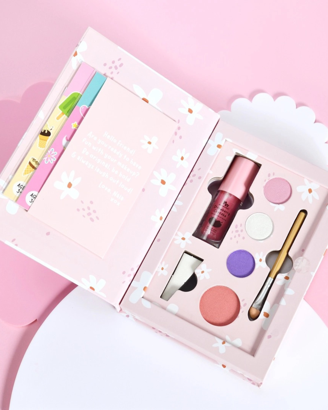 Kids natural Pressed Powder Makeup Palette By No Nasties 