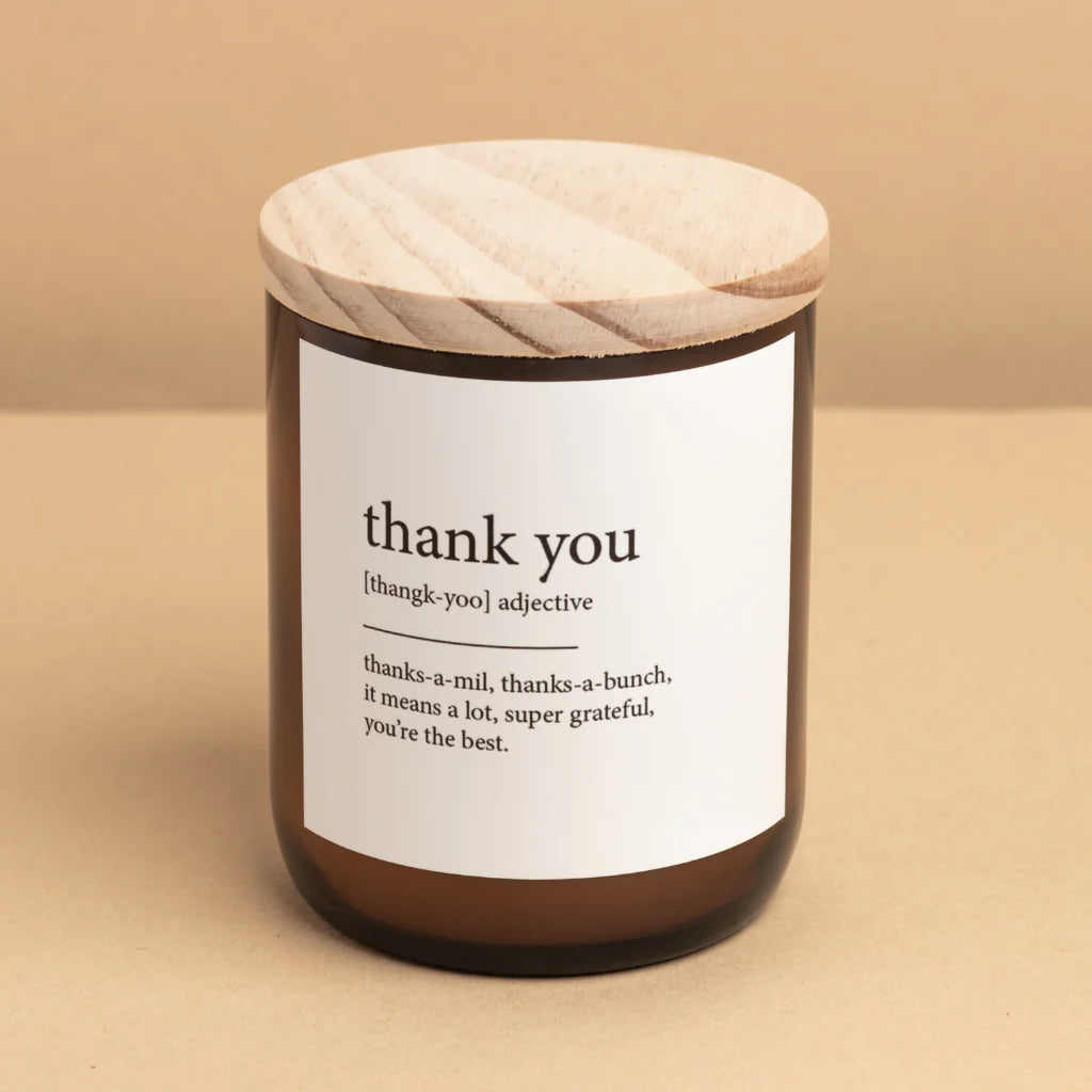 Dictionary Quote Candle - &