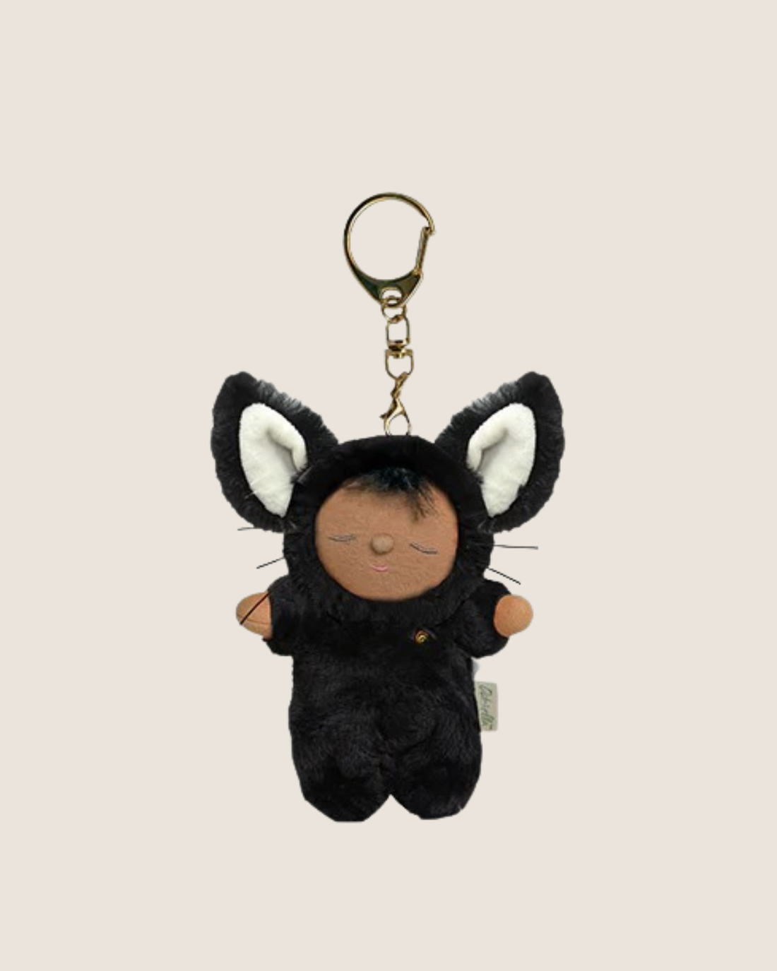 Dinkum Cozy Bag Charm - Cat Nox