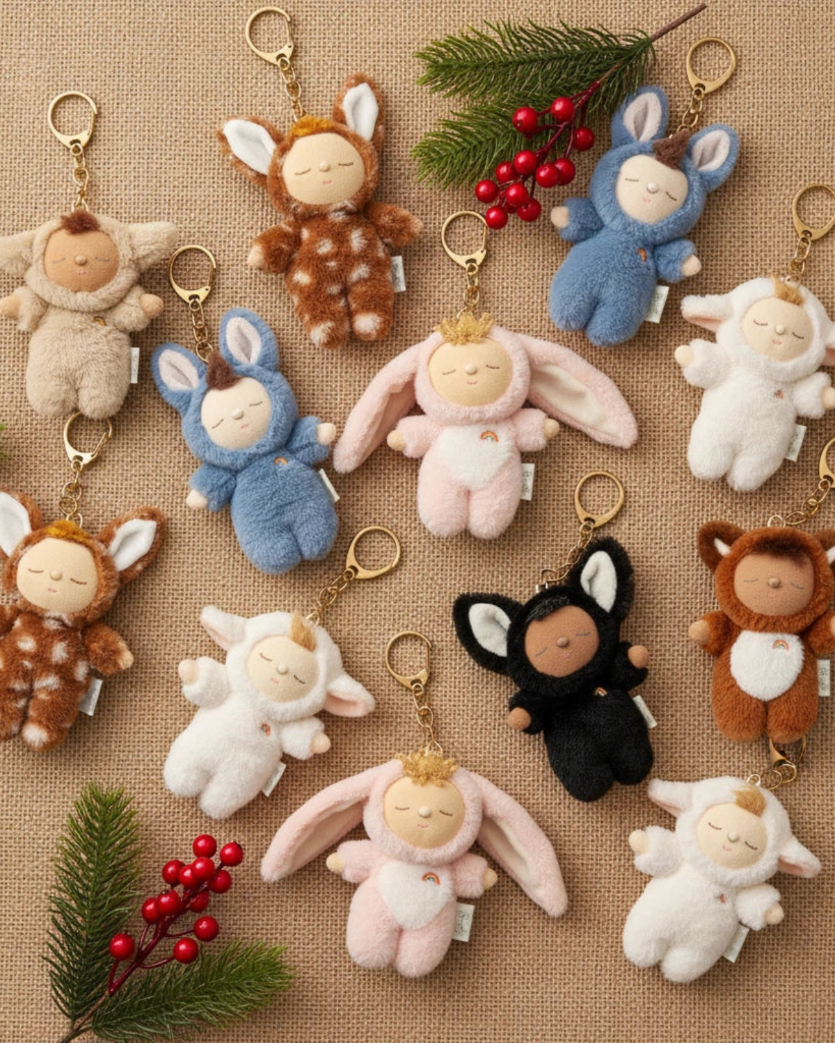 Olli Ella Dinkum Cozy Bag Charm - Fox Finnley