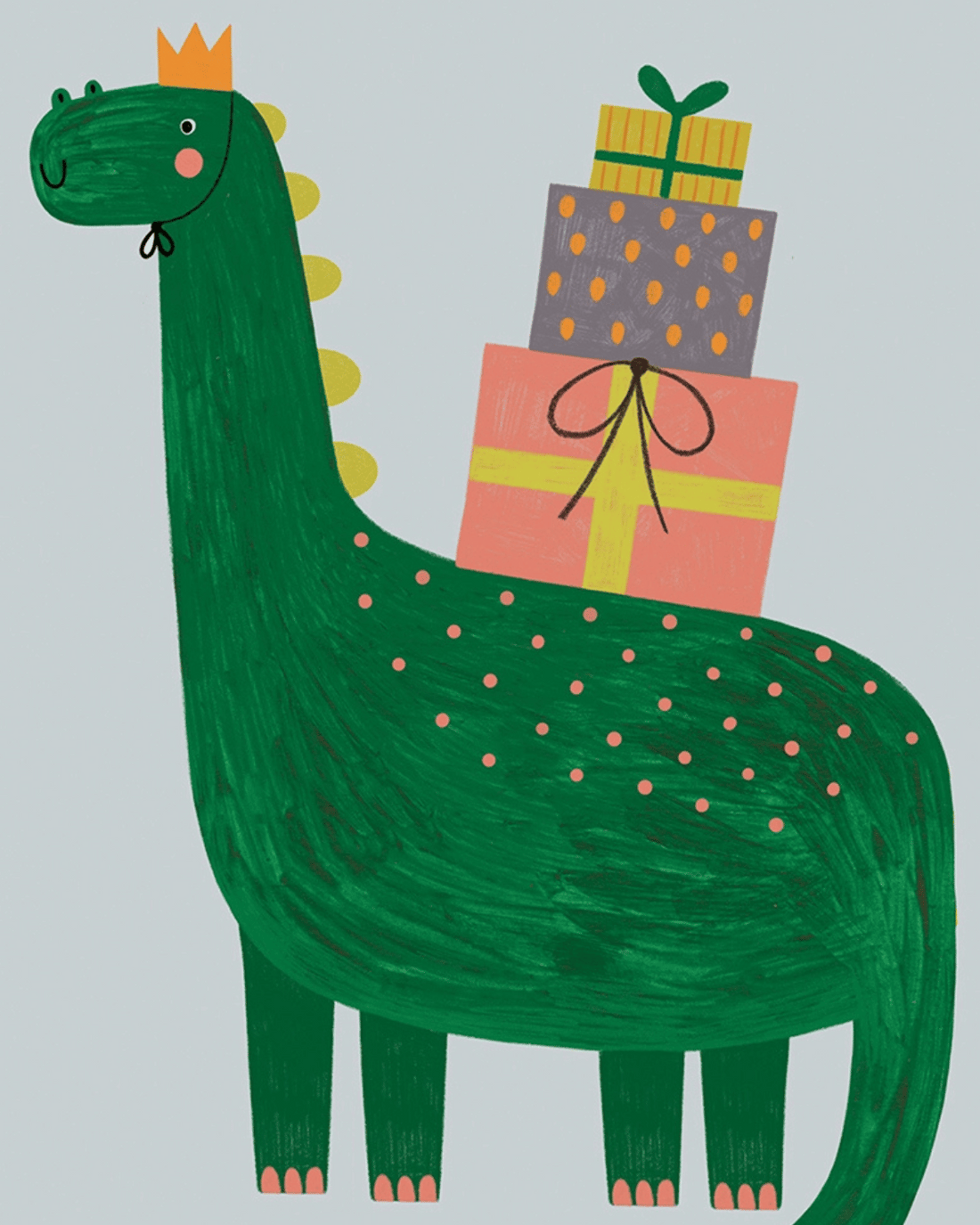 Dino Card by Daria Solak Illustrations