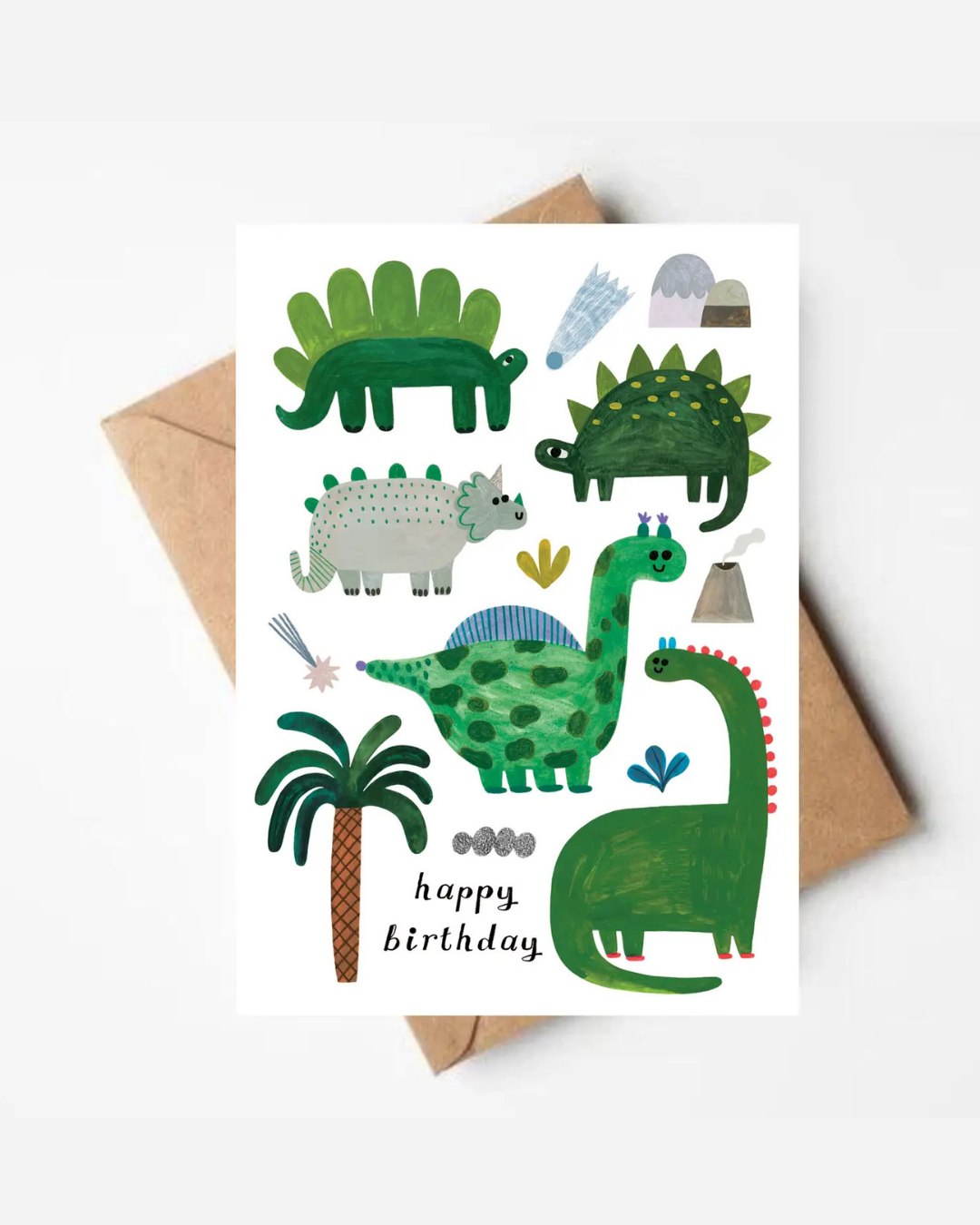 Dinosaurs Card by Daria Solak Illustrations