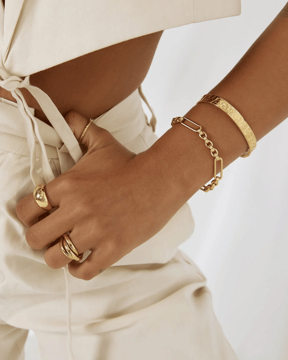 Duke Gold Bracelet by Arms of Eve