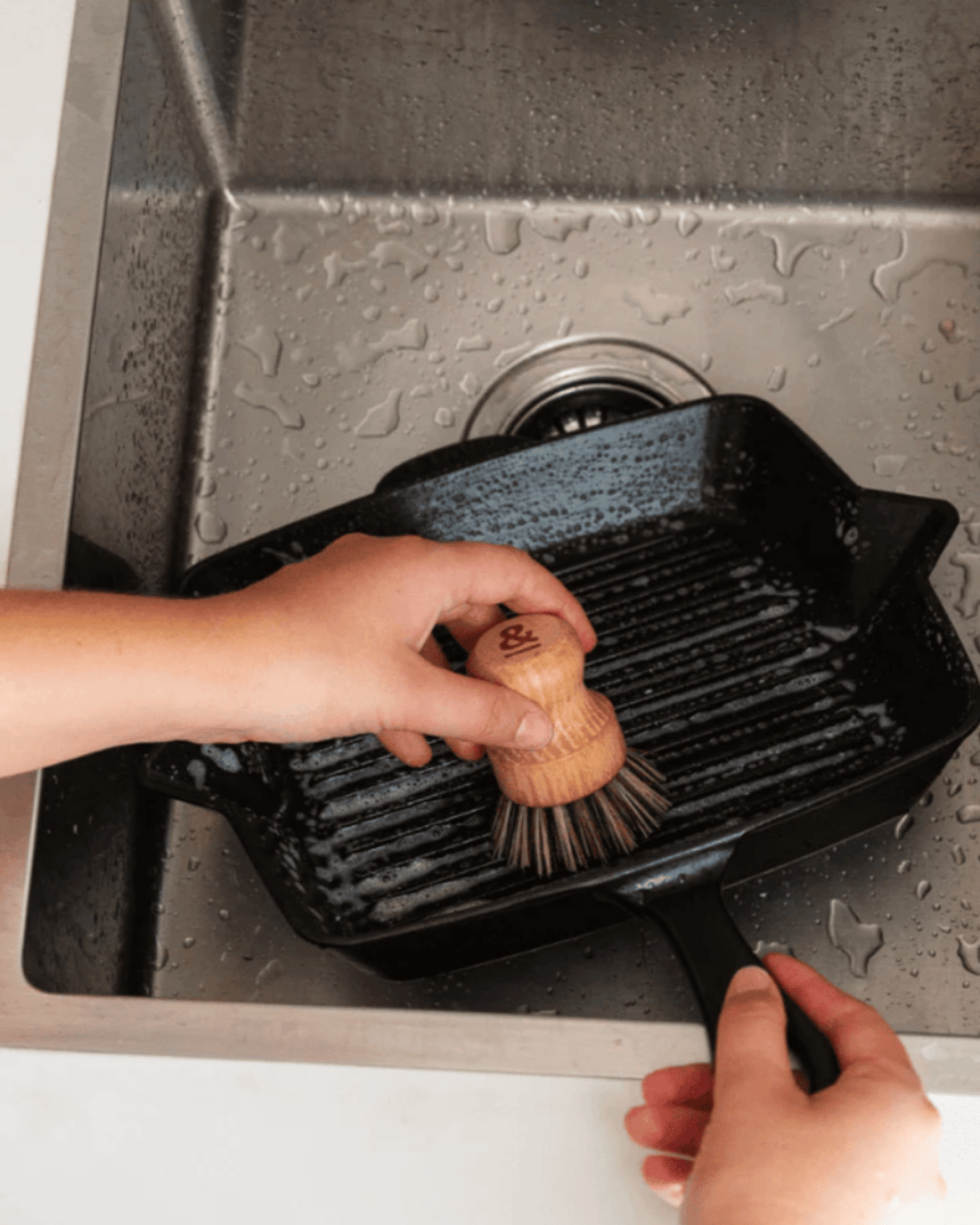 Seed & Sprout Complete Kitchen Cleaning Wooden Brush Set