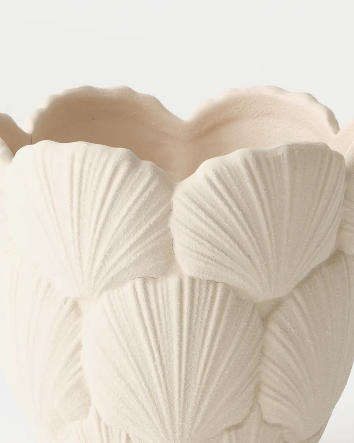 Elysian Pot - Shell by Floral Interiors