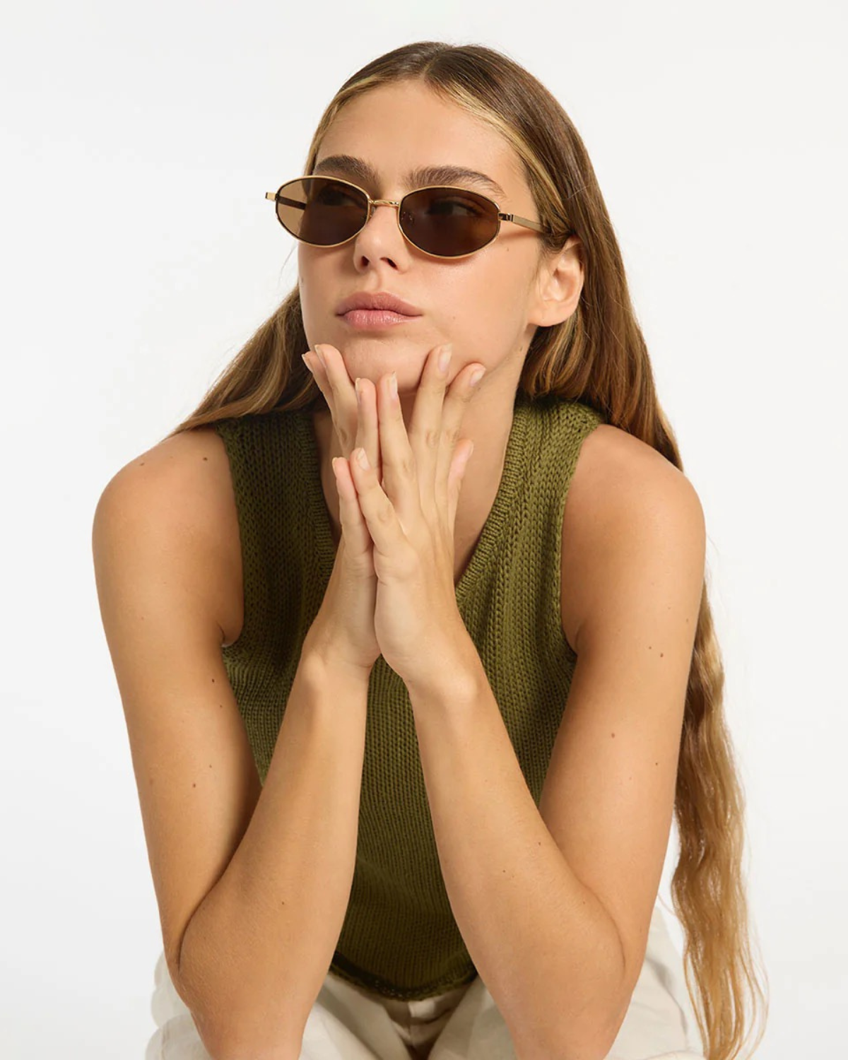 Status Anxiety Enigma Sunglasses - Gold 