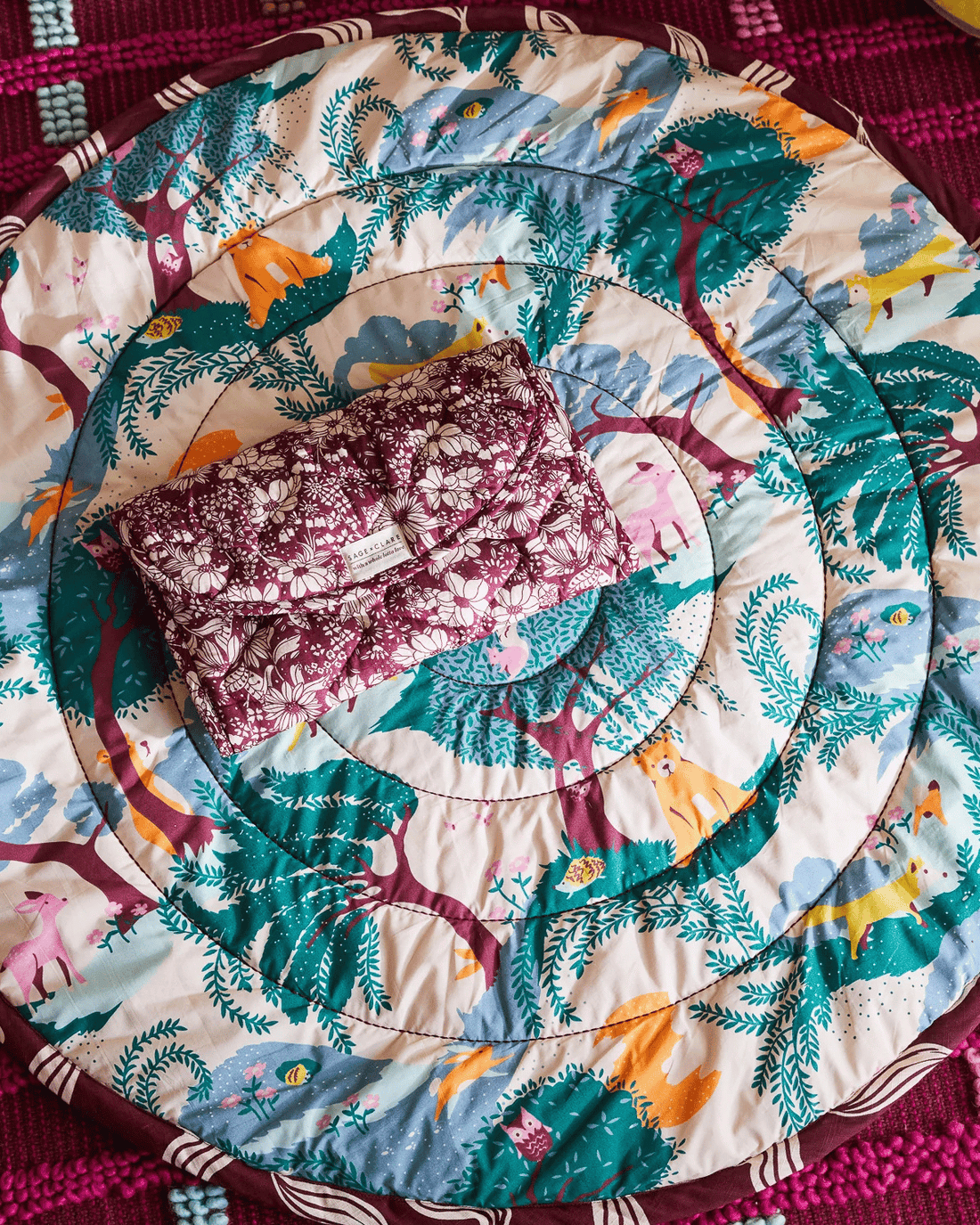 Sage &amp; Clare Evette Change Mat - Mahogany