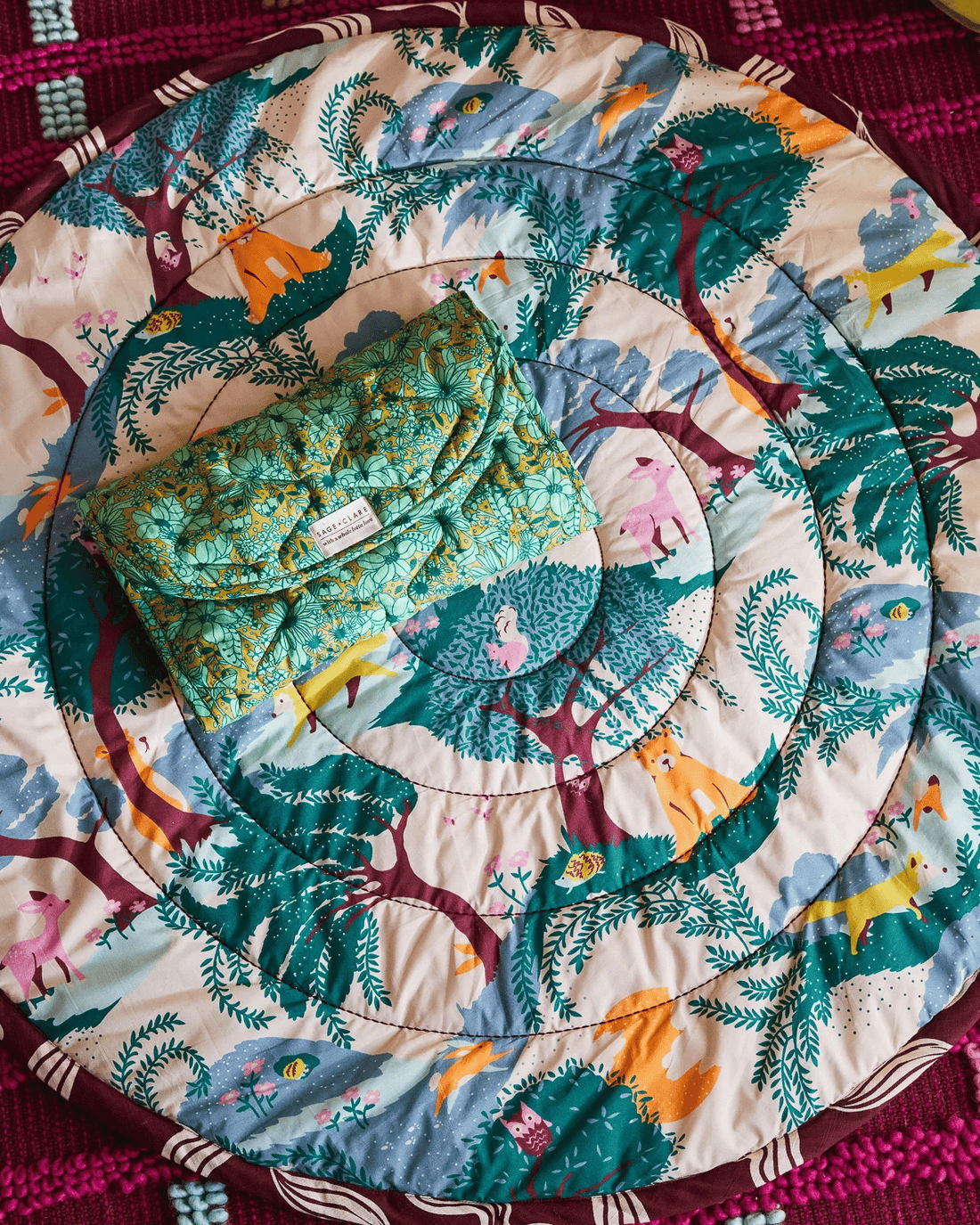 Sage &amp; Clare Evette Baby Change Mat - Martini 