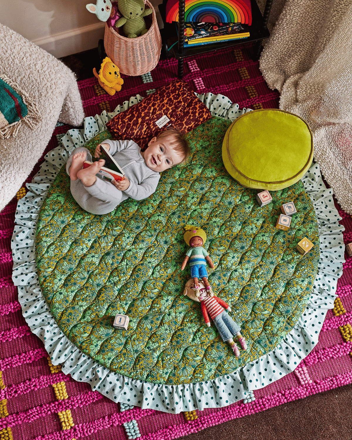 Sage &amp; Clare Evette Quilted Baby Play Mat 