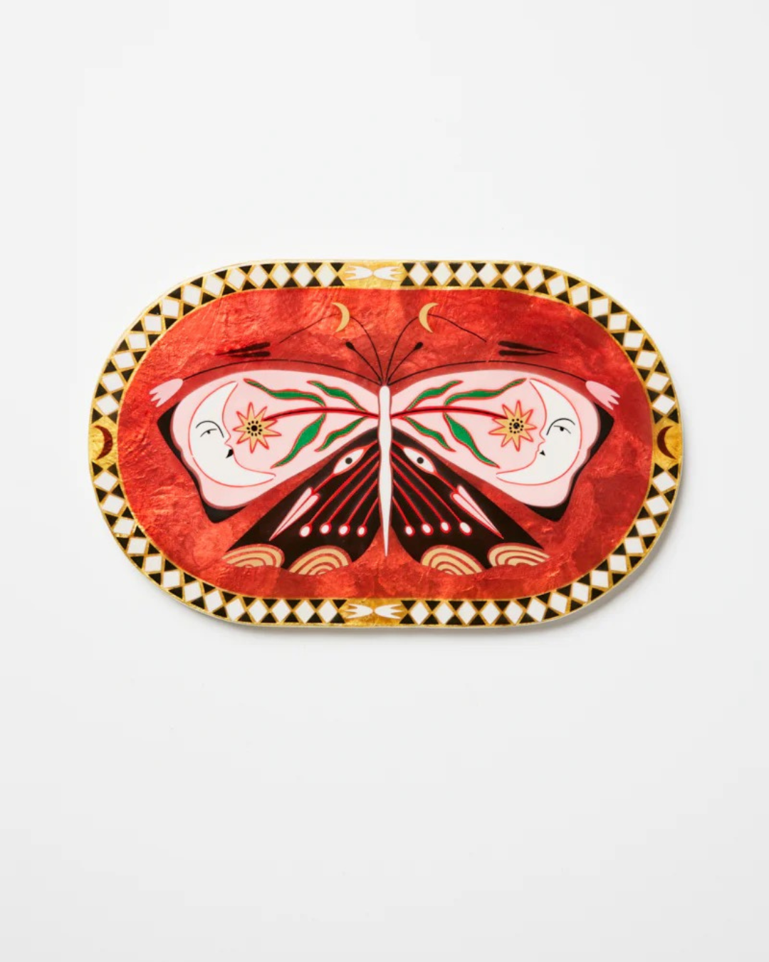 Fable Butterfly Pink Oval by Jones &amp; Co 