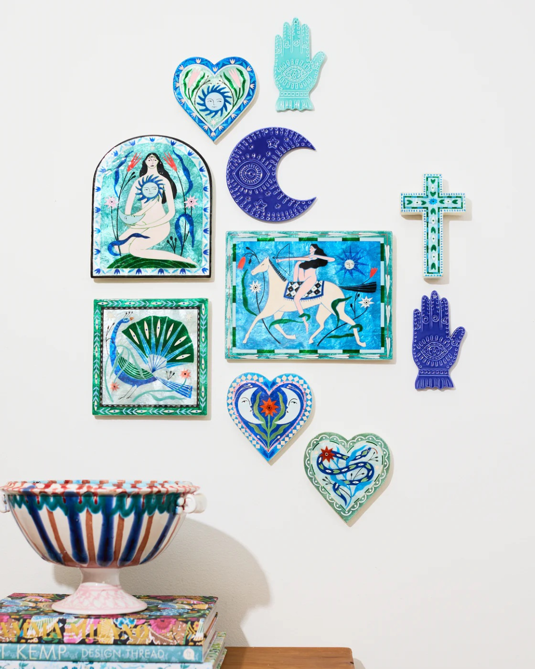 Fable Moon Blue Heart by Jones &amp; Co 