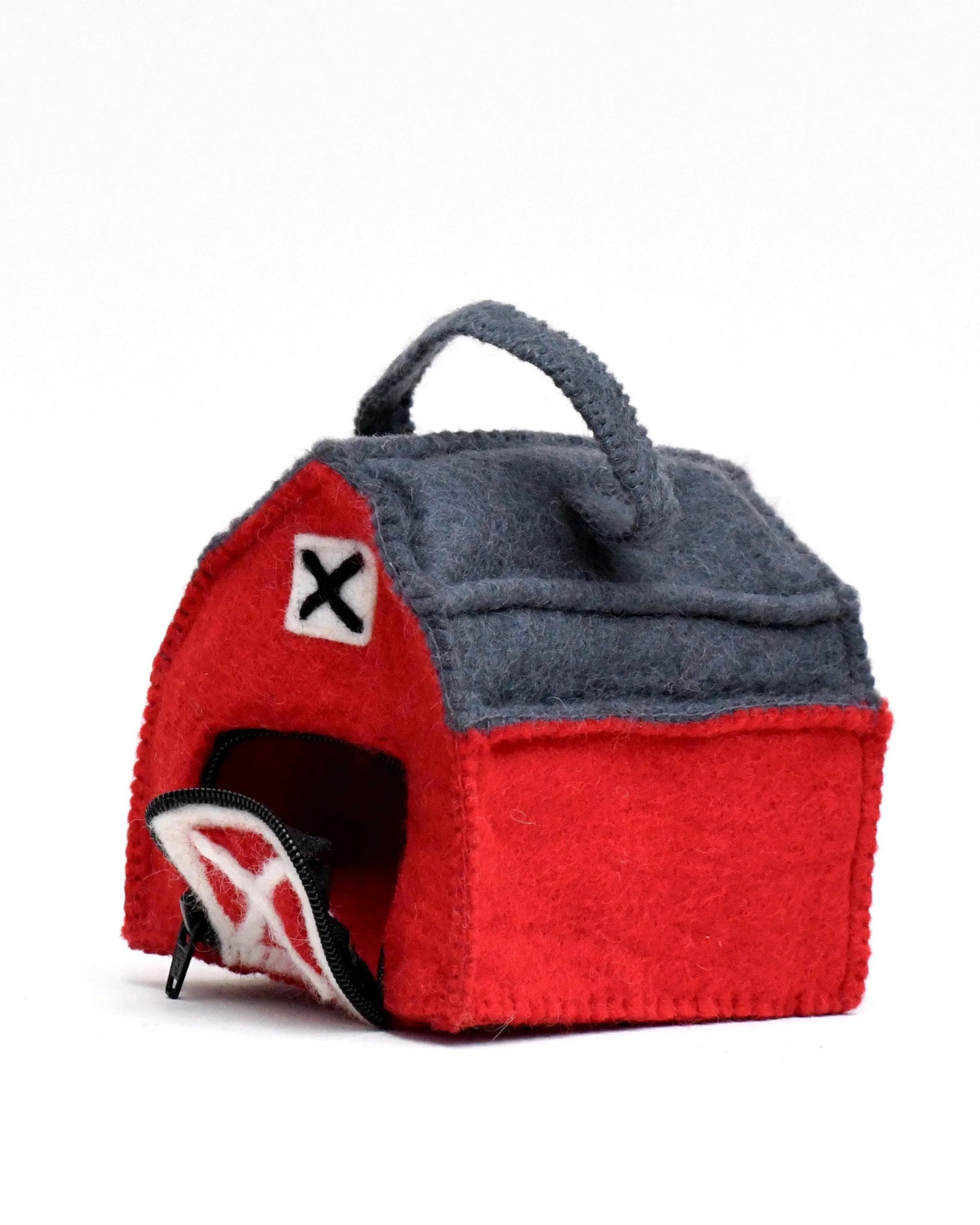 Farm Barn Farmhouse Bag and Finger Puppet Set by Taras Treasures 