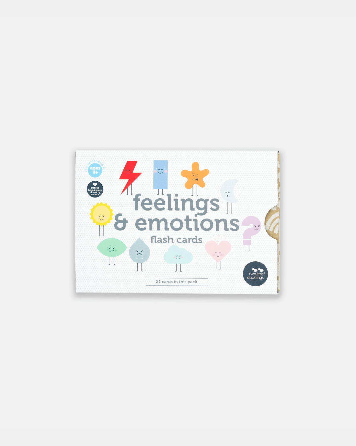 Feelings &amp; Emotions Flash Cards by Two Little Ducklings 