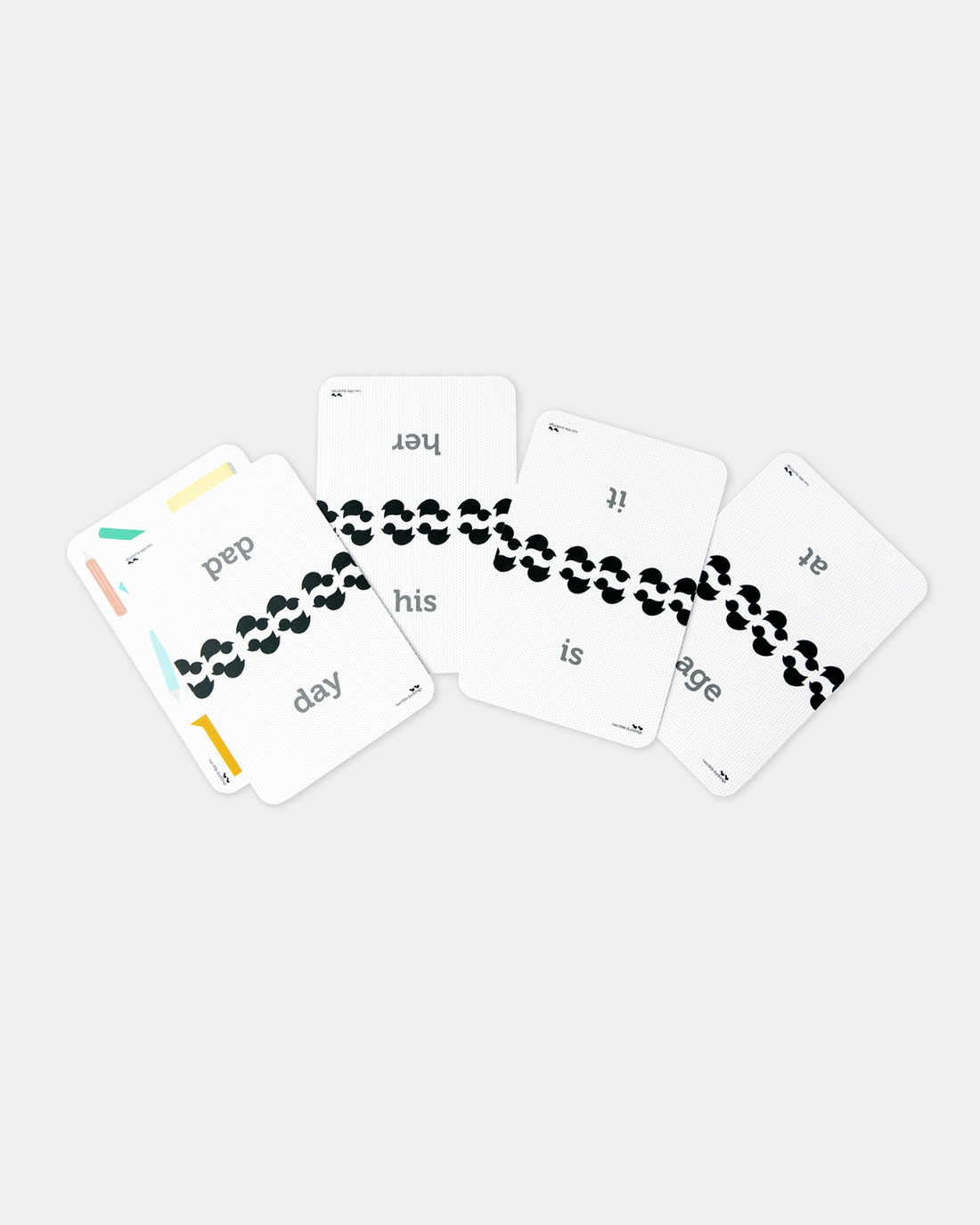 First Reading &amp; Writing Words Flash Cards by Two Little Ducklings