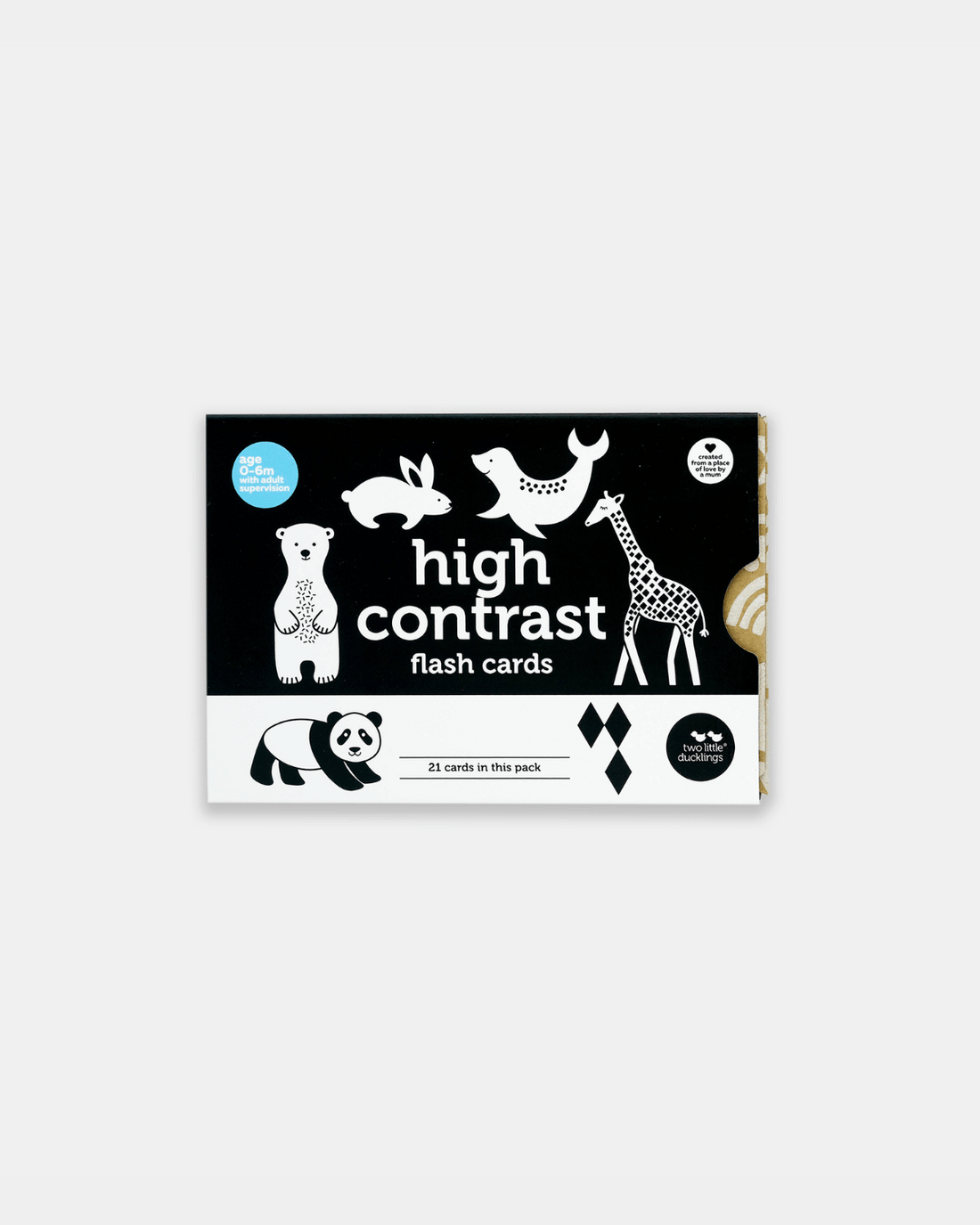 High Contrast Flash Cards by Two Little Ducklings